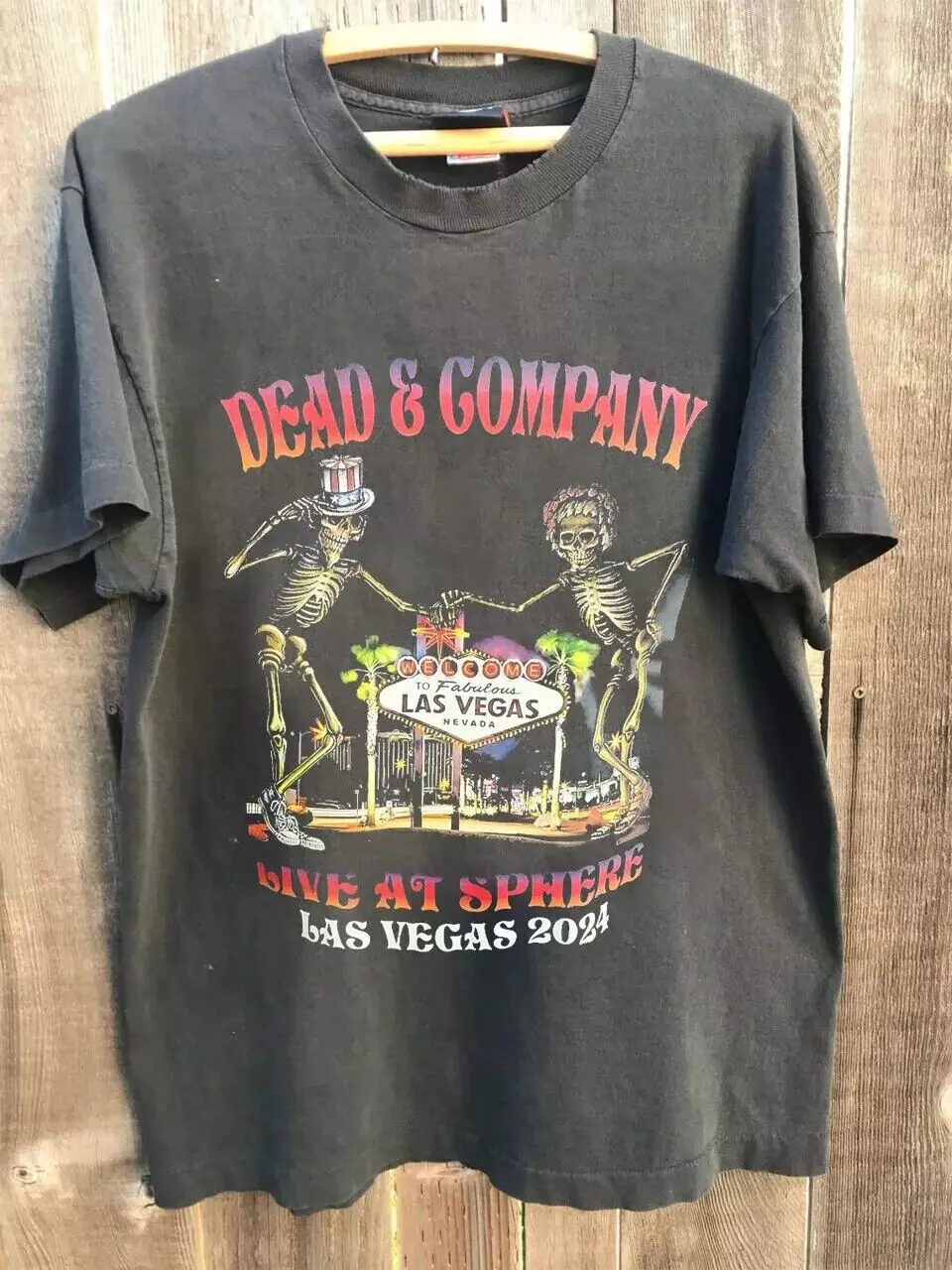 

Финальный Тур Лас-Вегаса Dead & Company 2024, подарок для мужчин и женщин, футболка KH3762