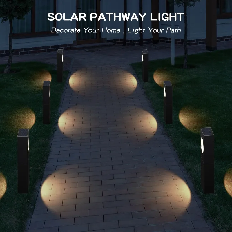 

Modern Solar Garden Lamps 4/6pcs - Creative Outdoor Yard Lights, LED Landscape Lighting for Lawn, Pathway