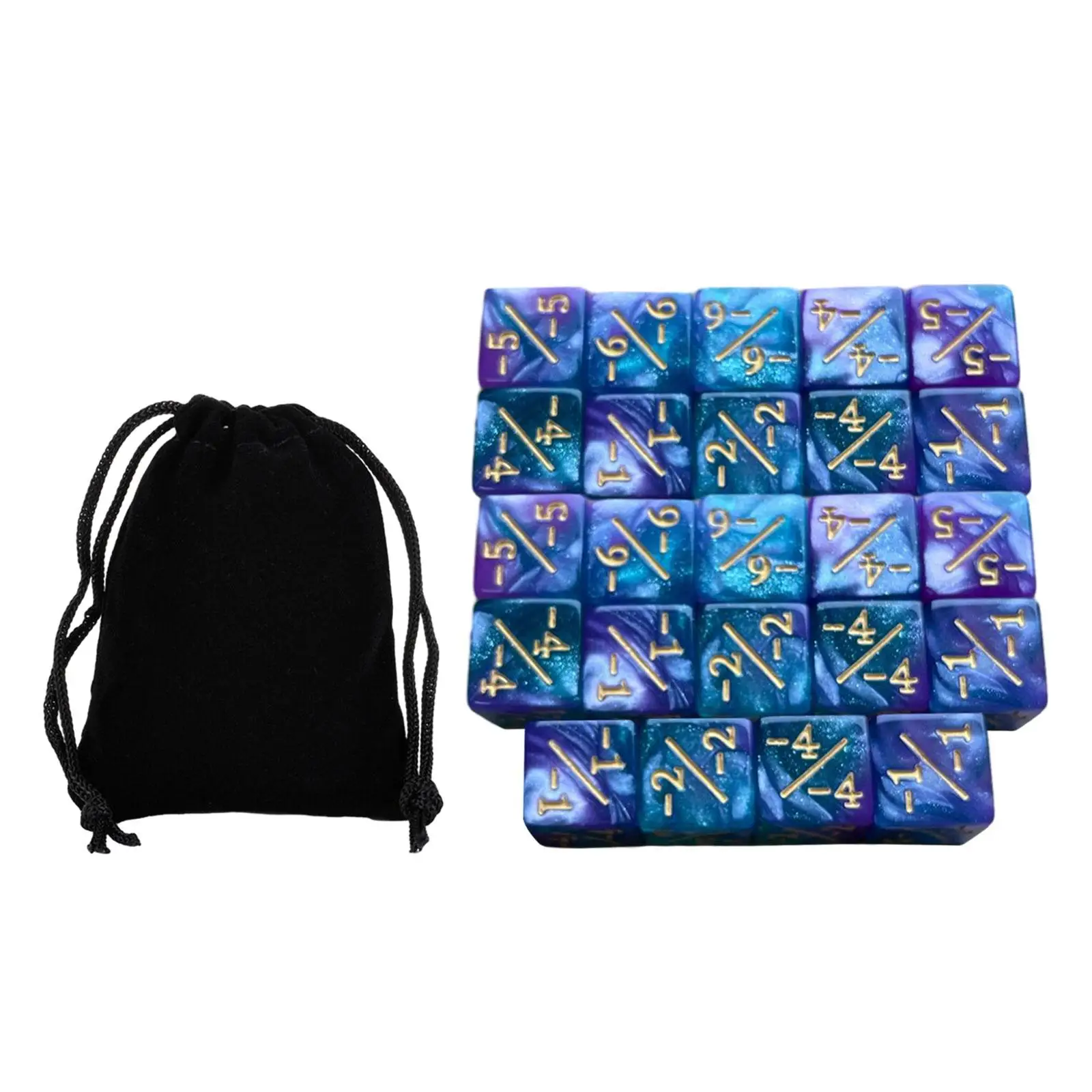 

24 шт. кубики счетчик жетонов набор шестигранных кубиков для дошкольников ролевые игры фиолетовый синий