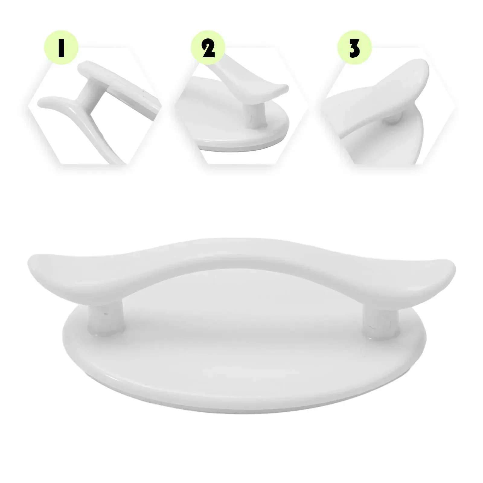 82x49 X29 Mm Door Handle Without Punching Holes Cabinets Curved Handle Drawers Refrigerators Sliding Handle For Doors