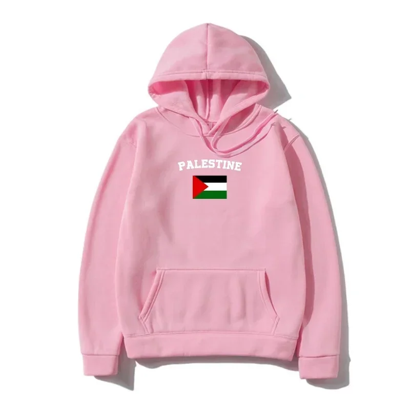 New Loose Hip Hop Harajuku Men\'s Sweatshirt Palestinian Flag Sweatshirt Retro Fall/winter  Palestine Couple Hoodies