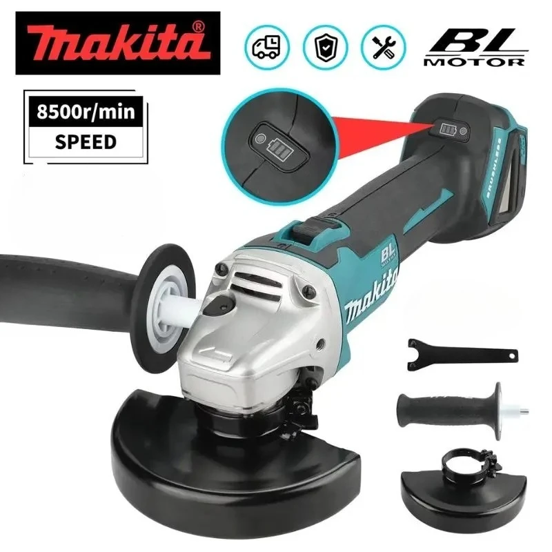

Makita DGA404 100mm Brushless Electric Angle Grinder Metal Wood Grinder Cordless Grinding Polishing Cutting Machine