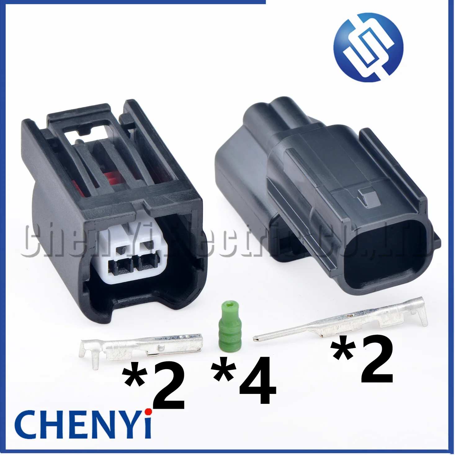 2 Pin Auto connector back-up lamp small lights fog lamps Front ABS Wheel Speed Sensor harness plug 7283-2090-30 7282-2090-30