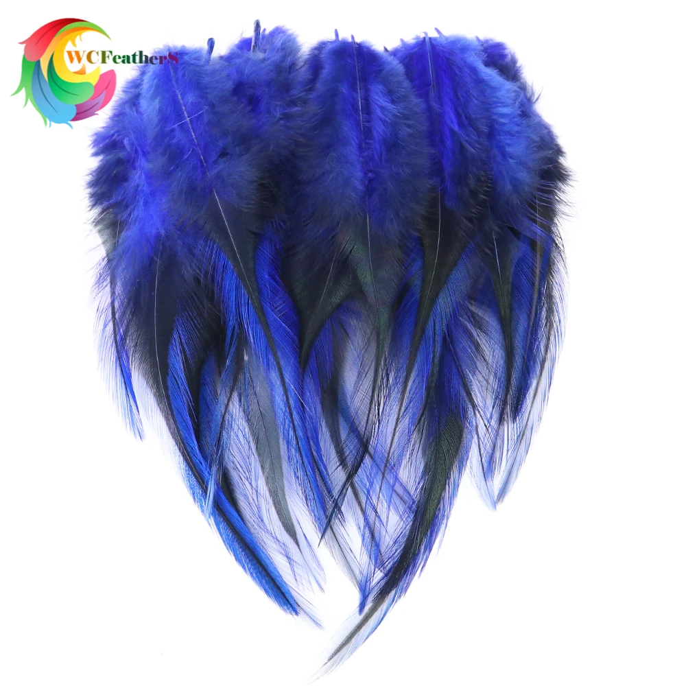 50PCS 4-6inch Colorful Furry Chicken Pheasant Feathers Plumes for DIY Pen Making Sewing Table Party Bulk Decor Accessories