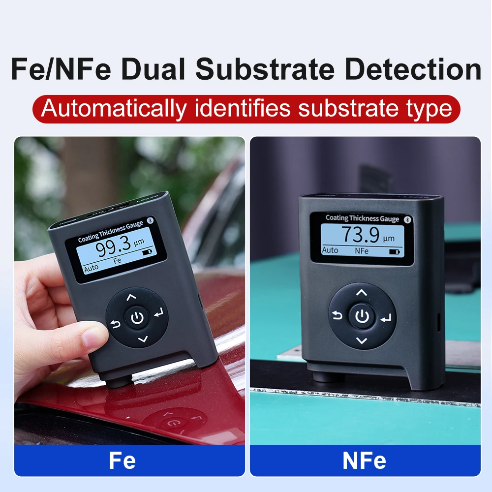 Alat Ukur Ketebalan Lapisan Powder Coating Digital untuk Lapisan Konformal dan Lapisan Anodized