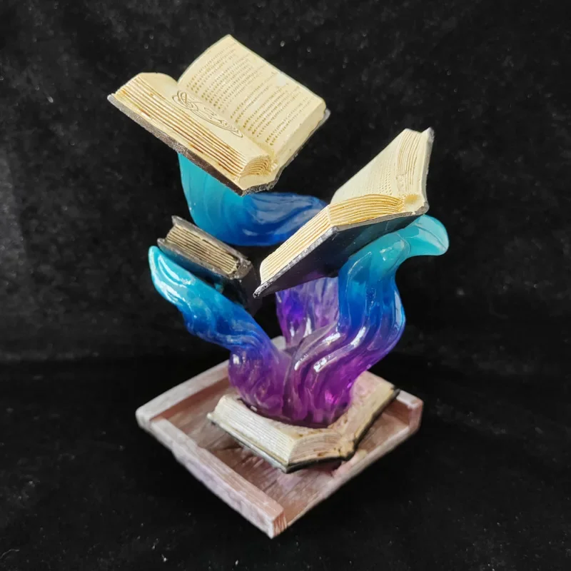 New Magic Dice Tower Book Decoration Ornament Design Resin Design Home Decor Magic Innovation Tabletop Ornament Personal Gifts