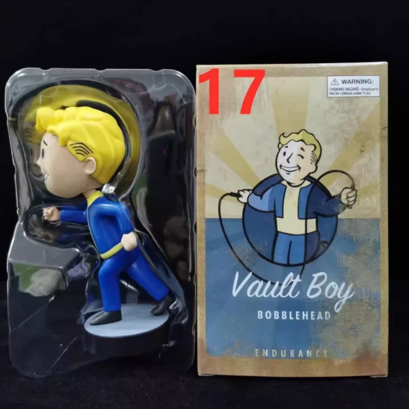 Bobblehead kawaii vault menino conjunto completo figura brinquedos anime figura de ação estátua coleção modelo boneca quarto ornamento brinquedos presente