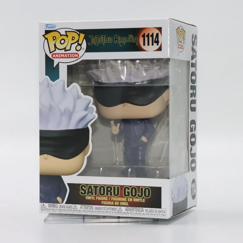 Funko Pop Original Jujutsu Kaisen Gojo Satoru figura de acción juguete Anime figura estatua muñeca figura de vinilo juguete modelo regalo para niños