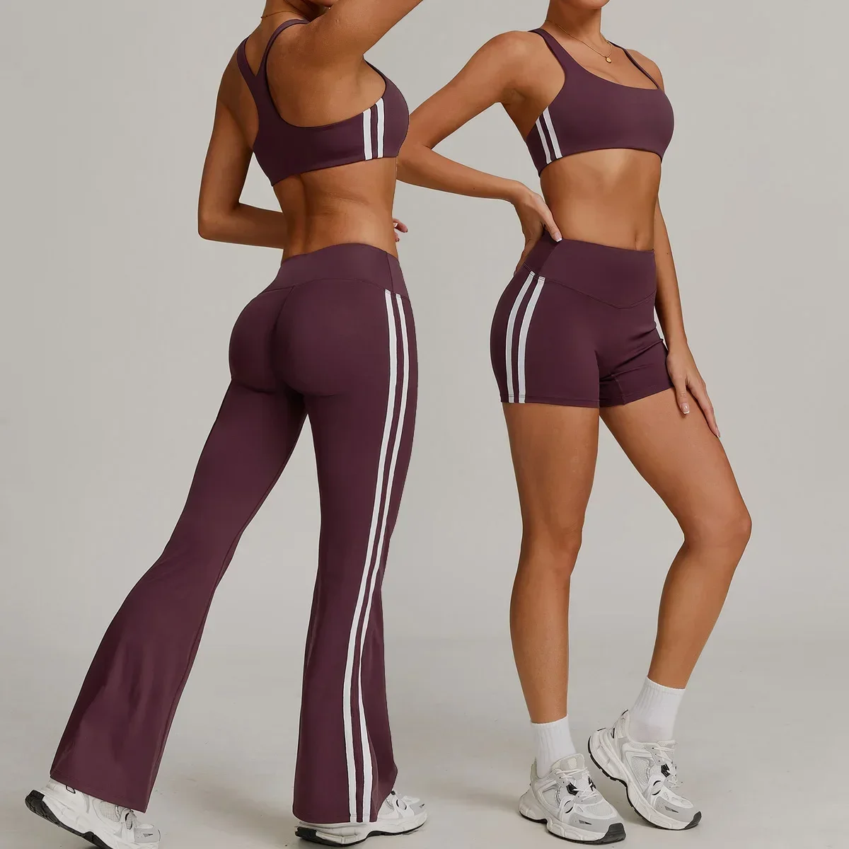 

Yoga Clothes 2 Piece Women's Tracksuit Athletic Wear Pilates Fitness Suit Gym Workout Push Up Clothes Sports Bra Leggings Suit