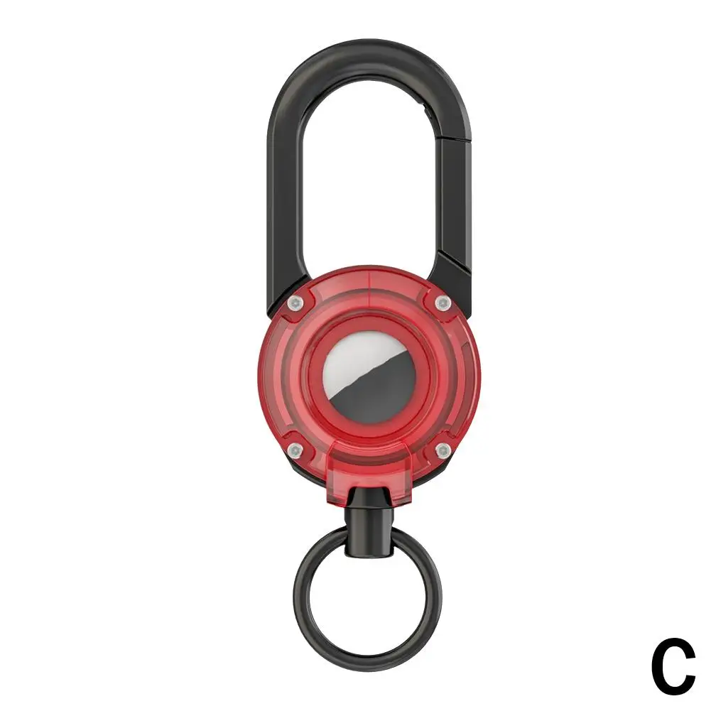 Силиконовый чехол-цепочка для Airtags, защита от ударов, защита от царапин, защитный держатель из ТПУ, воздушные бирки S9s1