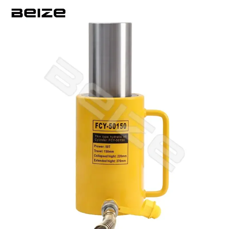 150mm 길이 유형 유압 실린더 FCY-50150의 50T 스트로크 출력을 갖춘 유압 잭