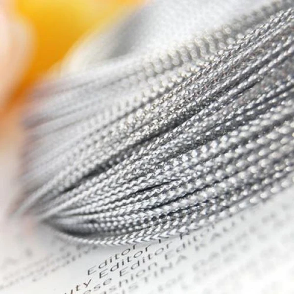 

100 Yards Silver Jewelry Beading Cord Multifunctional Metal String for Necklaces Bracelets Craft Projects Gift Decoration