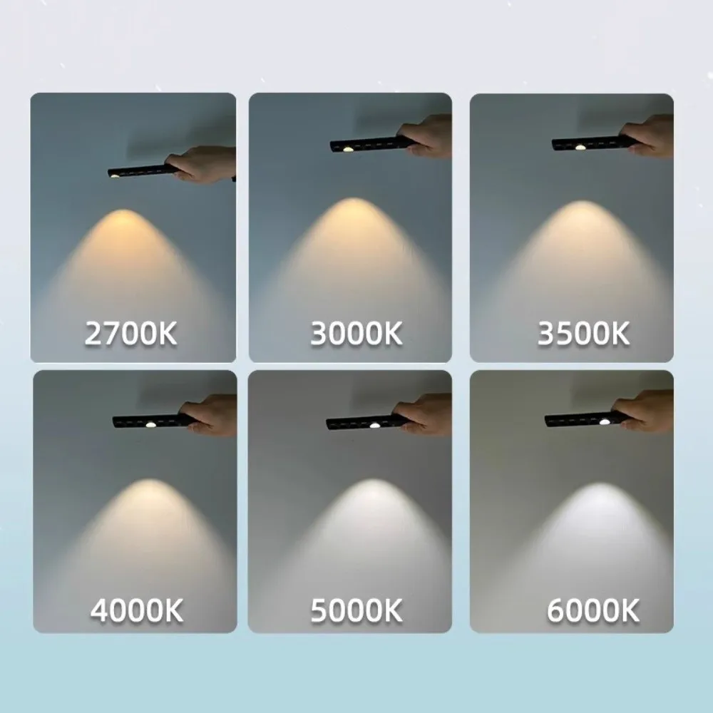 Spotlight Portable Color Temperature Stick Multifunction 6 Modes Designer's Light Handheld Rechargeable