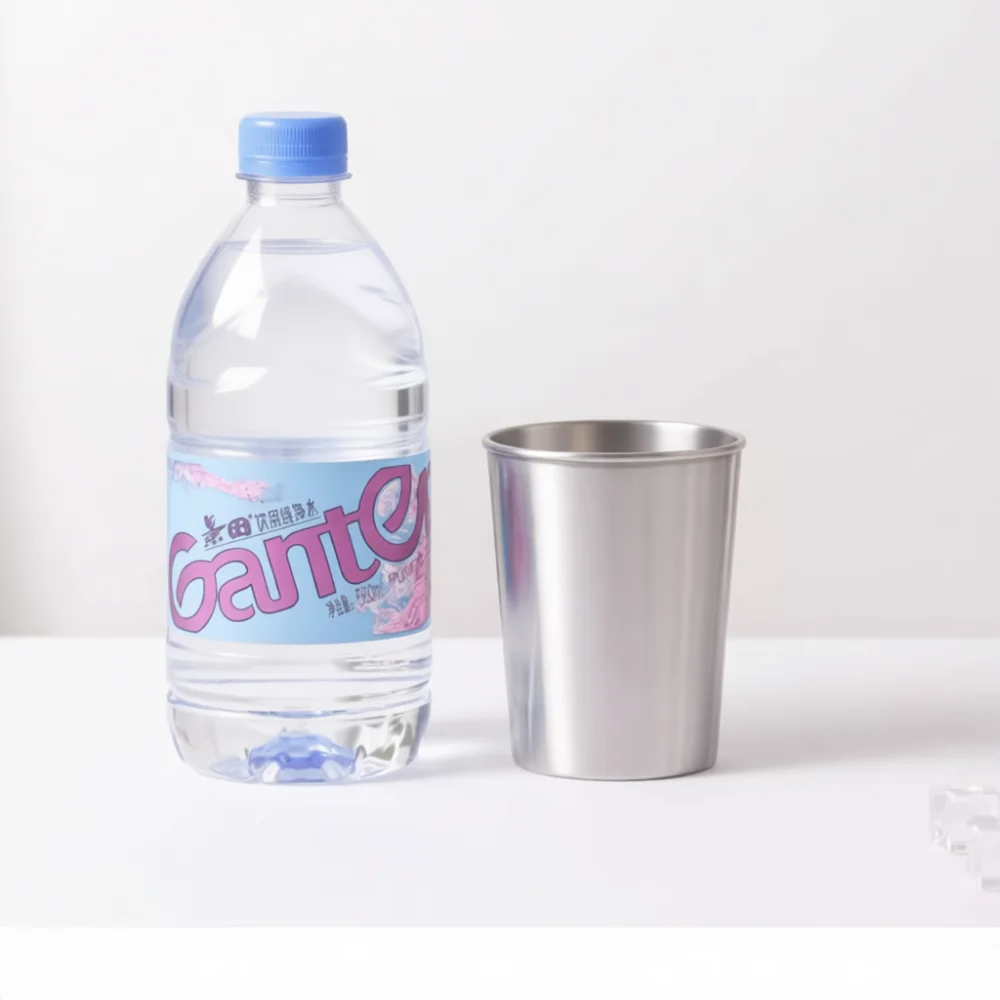 Sturdy 304 Stainless Steel Cold Drink Cup Modern Industrial Beer Mug High Frequency Use Metal Container For Restaurant Supplies