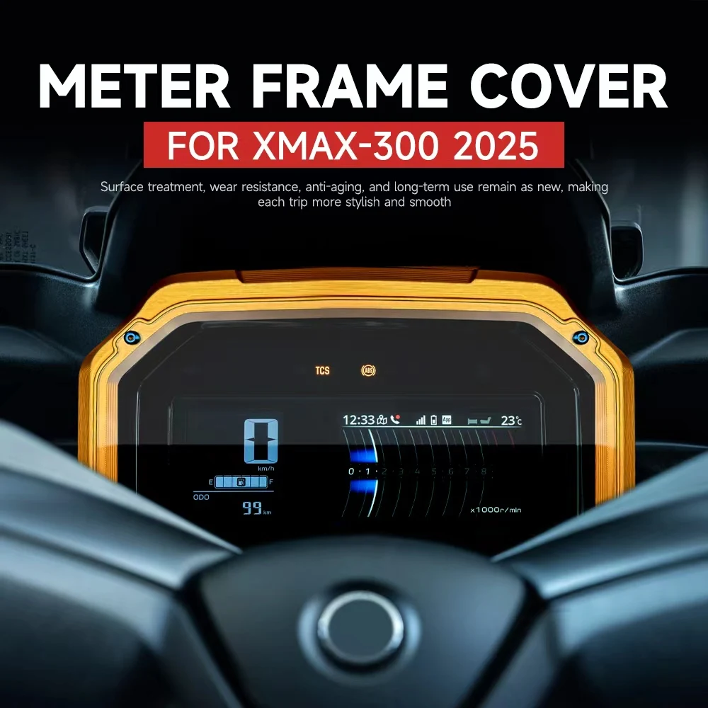 

Motorcycle Meter Frame Cover For Yamaha XMAX300 2023- XMAX 300 Xmax 300 2023 2024 2025 Instrument Panel Cover Screen Protector