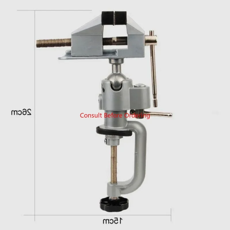 ขาตั้งสว่านแบบหนีบ พร้อมที่จับสว่านไฟฟ้า อุปกรณ์เสริมสำหรับเครื่องเจียรขนาดเล็ก แบบหมุนได้