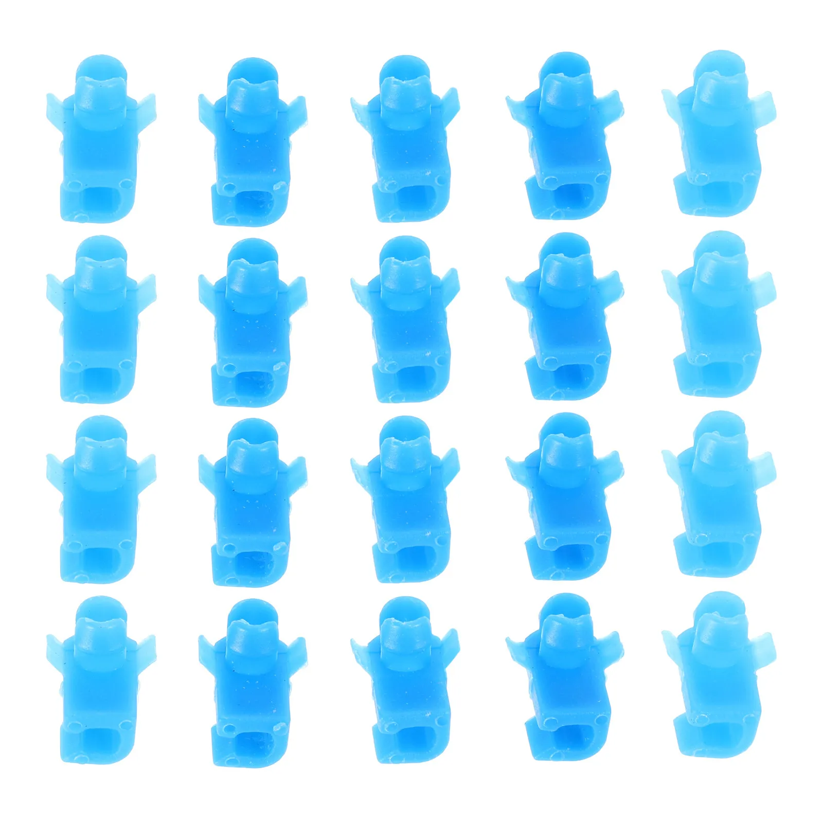 20Pcs Universal Door Lock Buckles Heavy Duty Plastic Latch Clips Secure Fit Easy Install Spare Door Lock Latch Protector