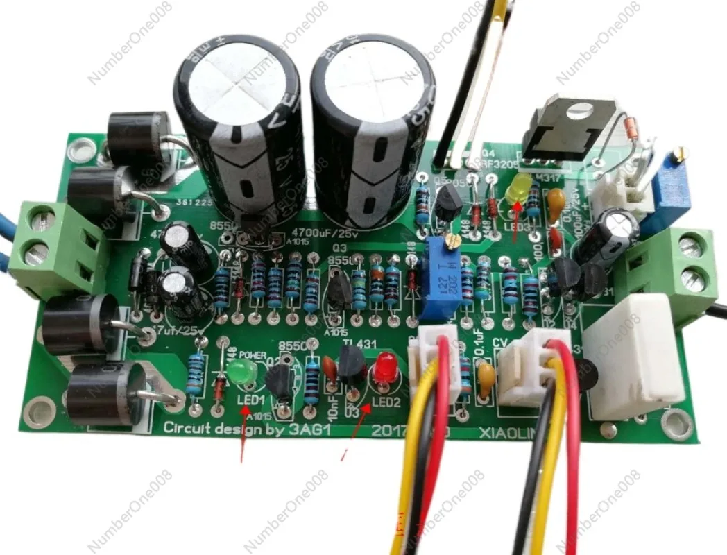 Adjustable Power Supply 0-15v 0-5a Self-made Learning Experiment Power Board DIY Kit 3AG1 Teacher