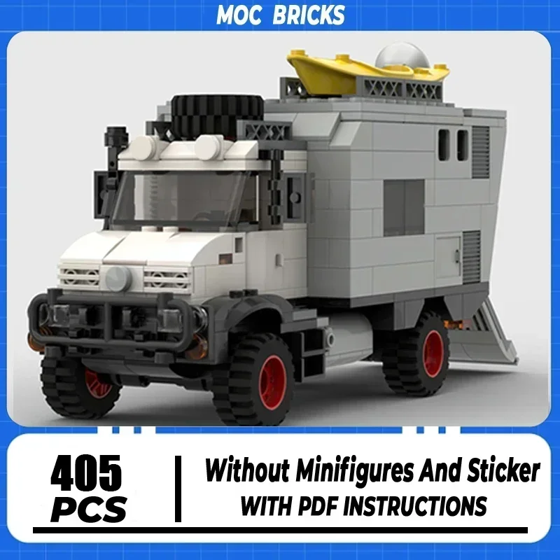 

Moc Building Blocks Car Series Camper Car Model Technology Bricks Brand-name Vehicle DIY Toys