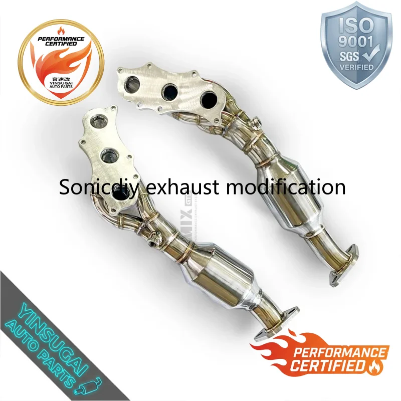 Picture 4: High Performance Exhaust Manifold Header For Lexus IS250 IS300 IS350 XE20 2006-2012 SS304 Racing Power Upgrade