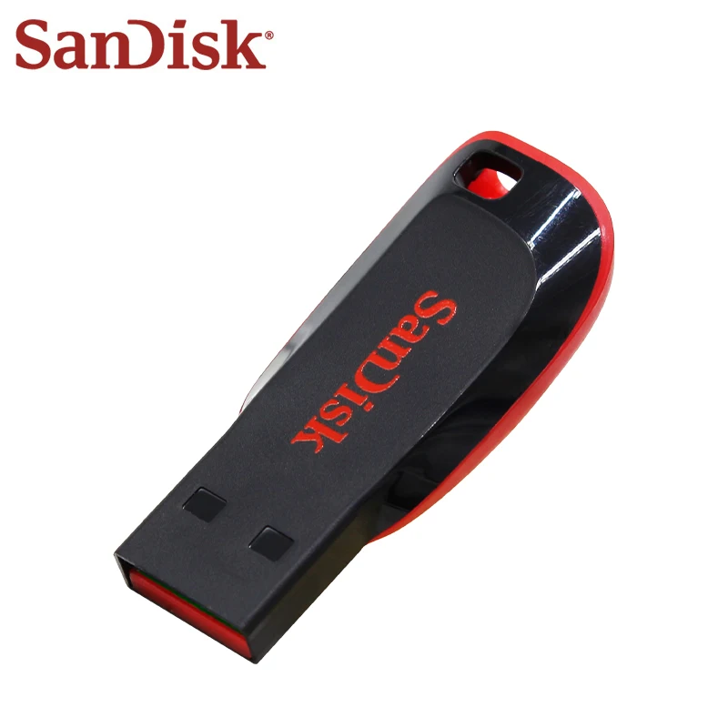 SanDisk USB 2.0 Flash Drive SDCZ50 Original Cruzer Blade Pendrive for Computer 16GB 32GB 64GB 128GB Memory U Stick Storage Disk