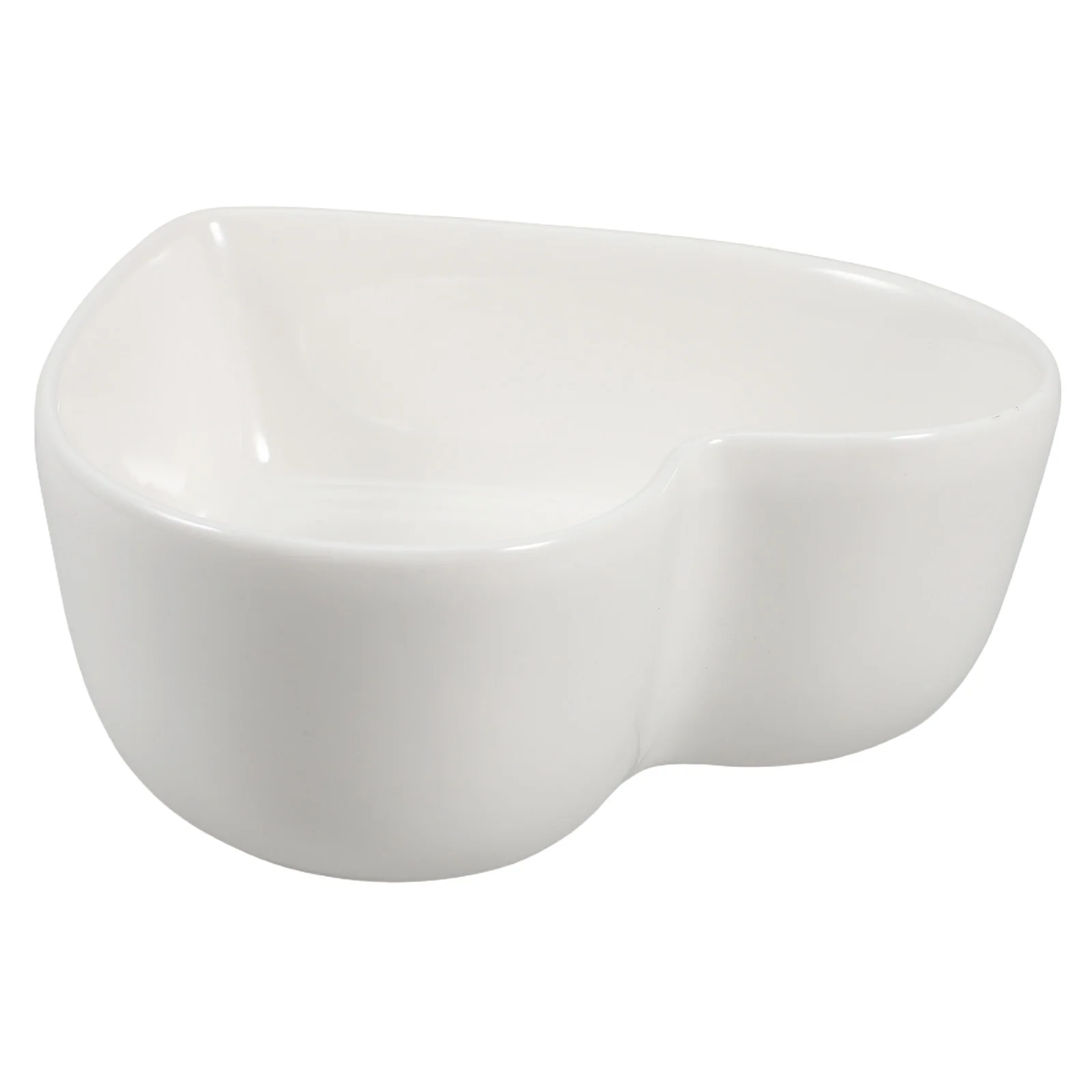 

Cute Heart Design Candy Bowl Small Porcelain Dessert Tray for Romantic Occasions Home Decor Party Use Cute Candy Dish