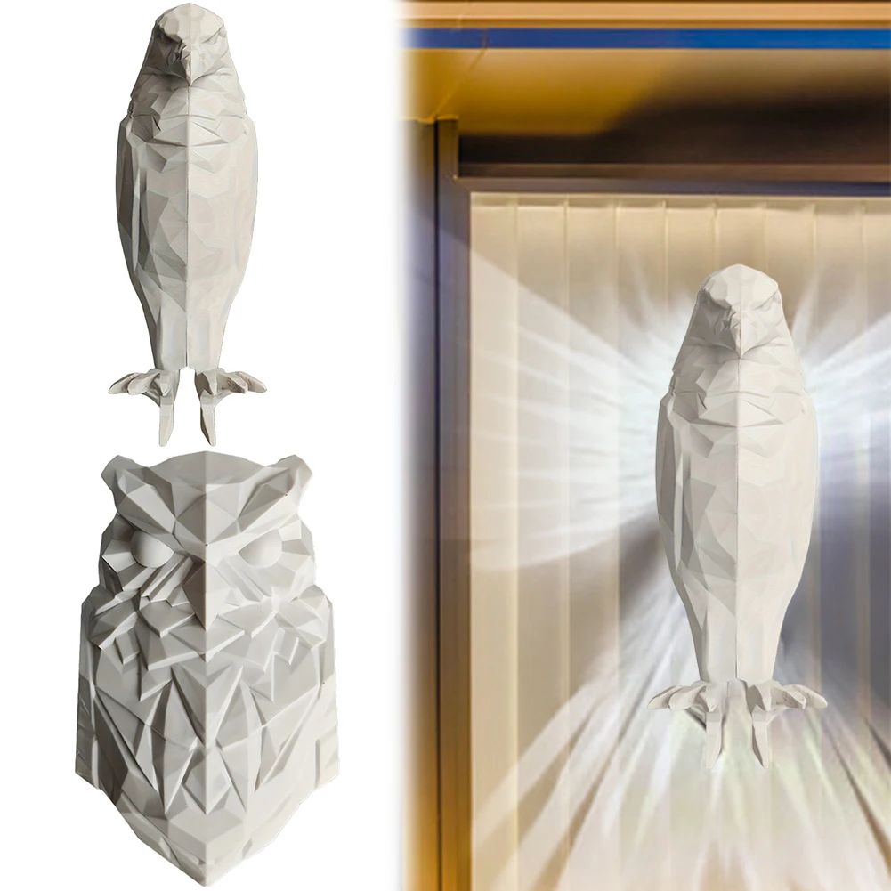 

Modern Creative Atmosphere Sconce Light 3D Animal Owl Wall Light Battery Operated 3D Animal LED Wall Lamp Sconce Wall Art Decor