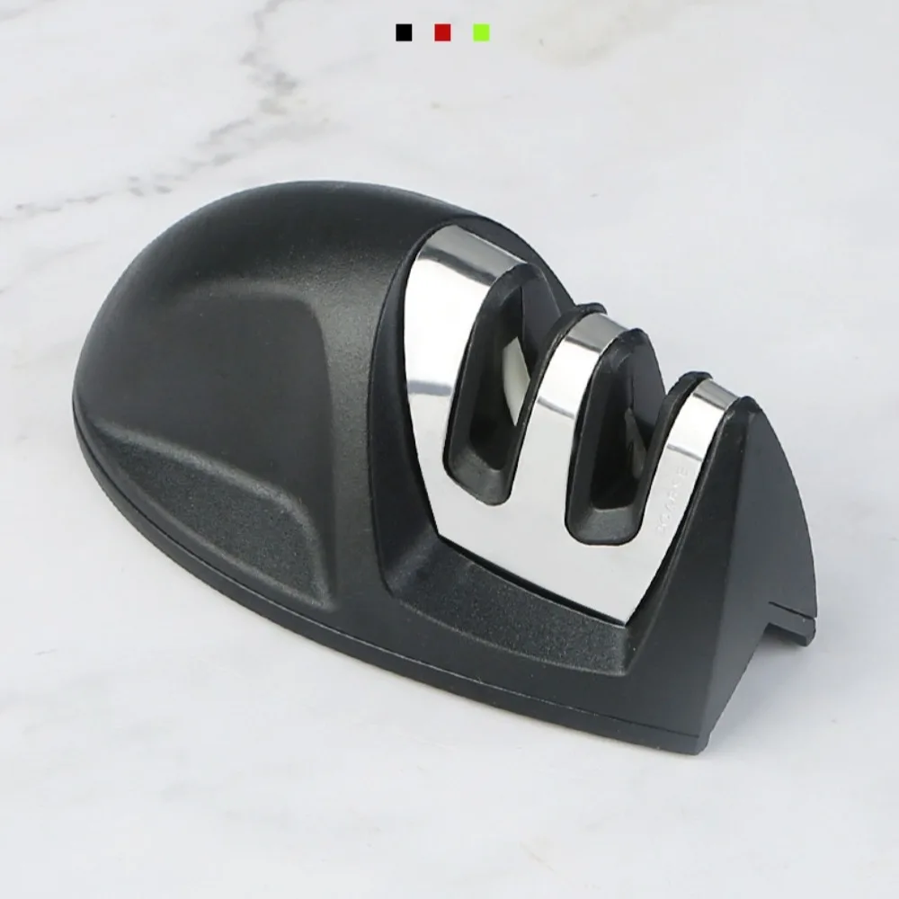 Two Stages (Diamond & Ceramic) Kitchen Knife Sharpener Knives Sharpening Stone Household Knife Sharpener Kitchen Tools