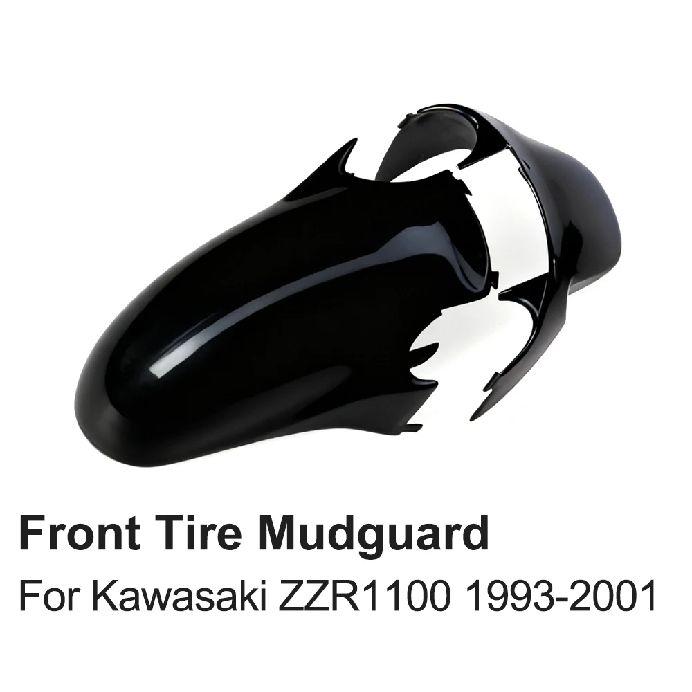 Motorcycle Front Tire Mudguard For Kawasaki ZZR1100 ZZR 1100 1993-2001 2000 1999 1998 Front Fender Fairing Set Accessories