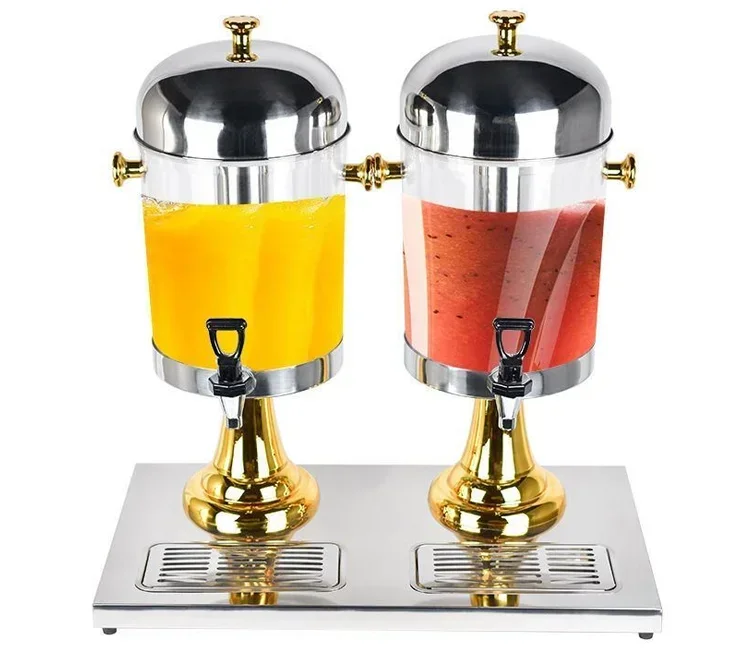 for  Hot Sale Hotel And Restaurant  8L 16L Golden Stainless Steel Juice Dispenser