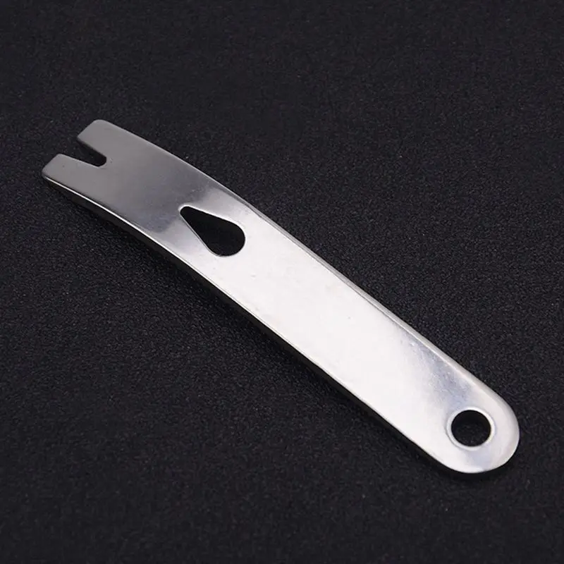 Outdoor Crank Crowbars Pry Bar Stainless Steel Multi-function Pocket EDC Mini Survival Tools Keychain Opener Scraper