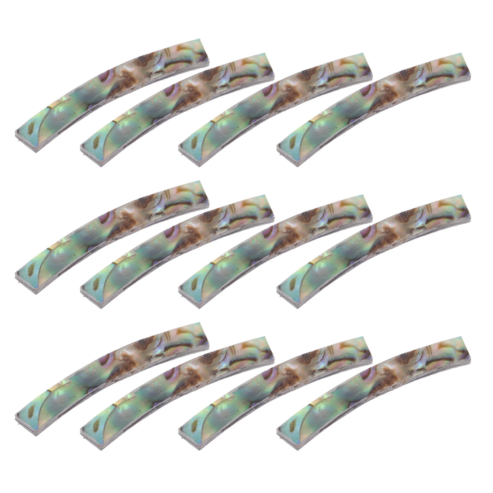 

12pcs Sound Hole Rosette Sticker Guitar Decal Inlay For Acoustic Classical Guitars Pvc Adhesive Decoration Lightweight Portable