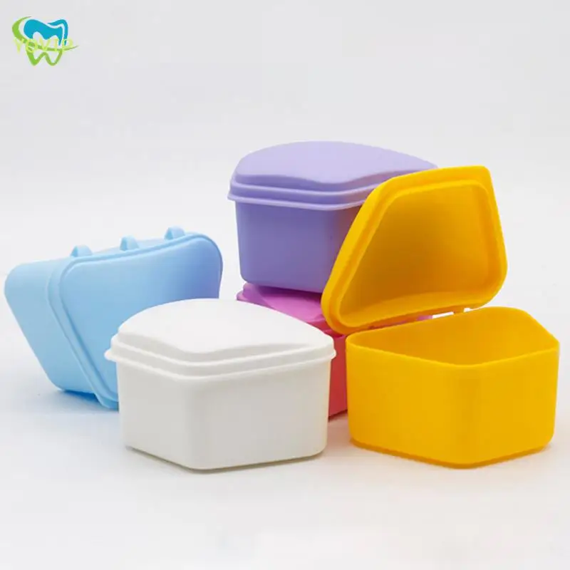 1Pcs Tooth Retainer Tooth Box Braces Container Mouthguard Guard Denture Storage Case Clean Organizer Case