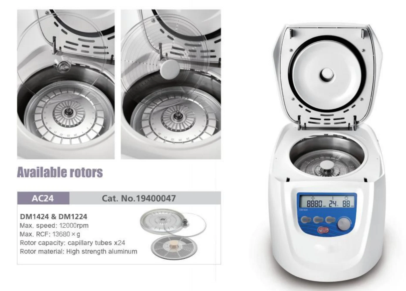 Centrífuga de Hematocrito DM14 - Veterinary Centrifuge Lab reseña y precio