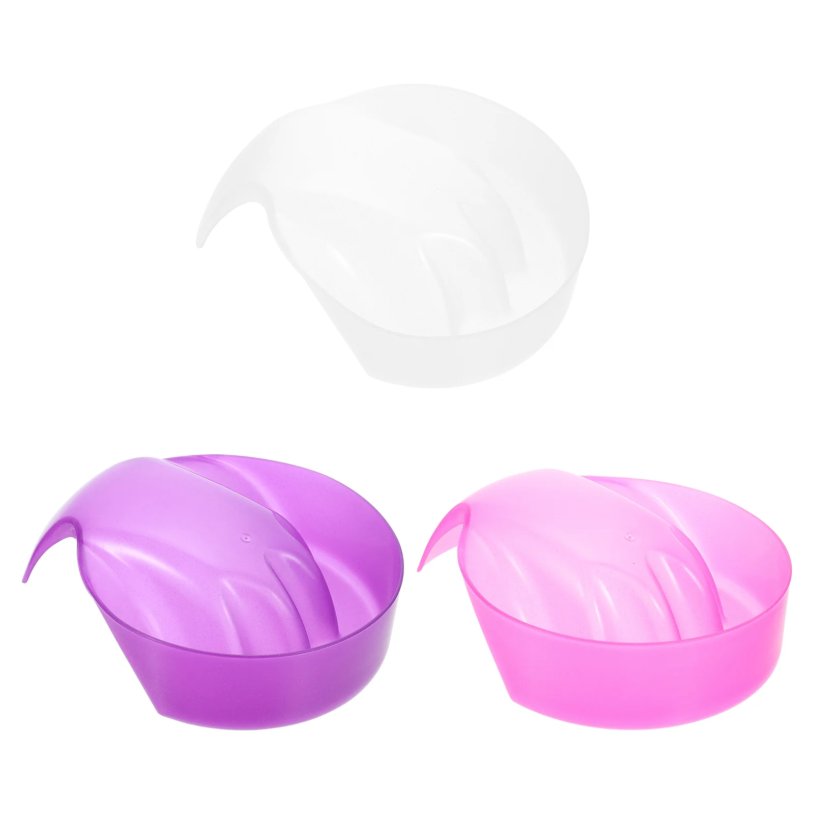 

3Pcs Nails Soak Bowls Manicure Soaking Container Nail Supplies Manicure Tools manicure bowl nail soaking bowl