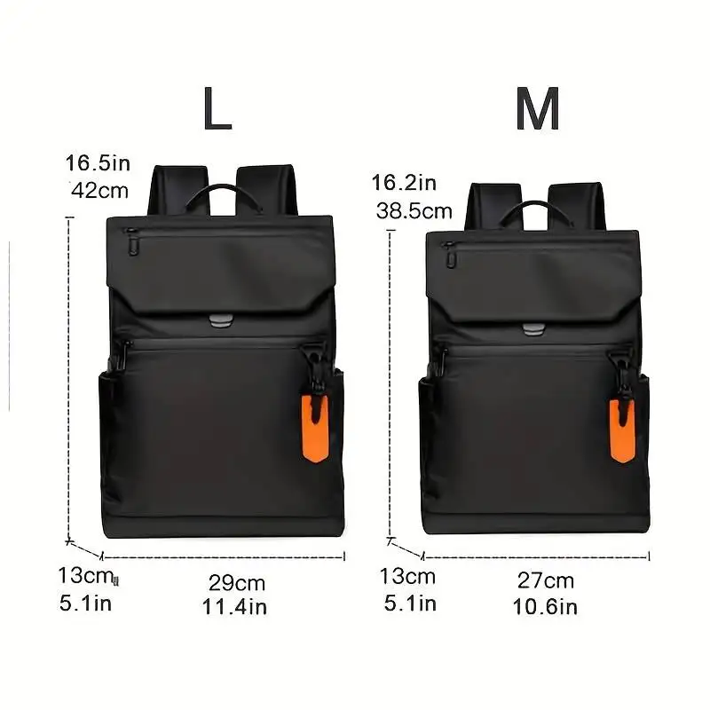 Zaino da uomo in tessuto Oxford impermeabile Zaino per laptop da 14 15,6 pollici con porta di ricarica USB Borsa da viaggio esterna con cerniera impermeabile Bus