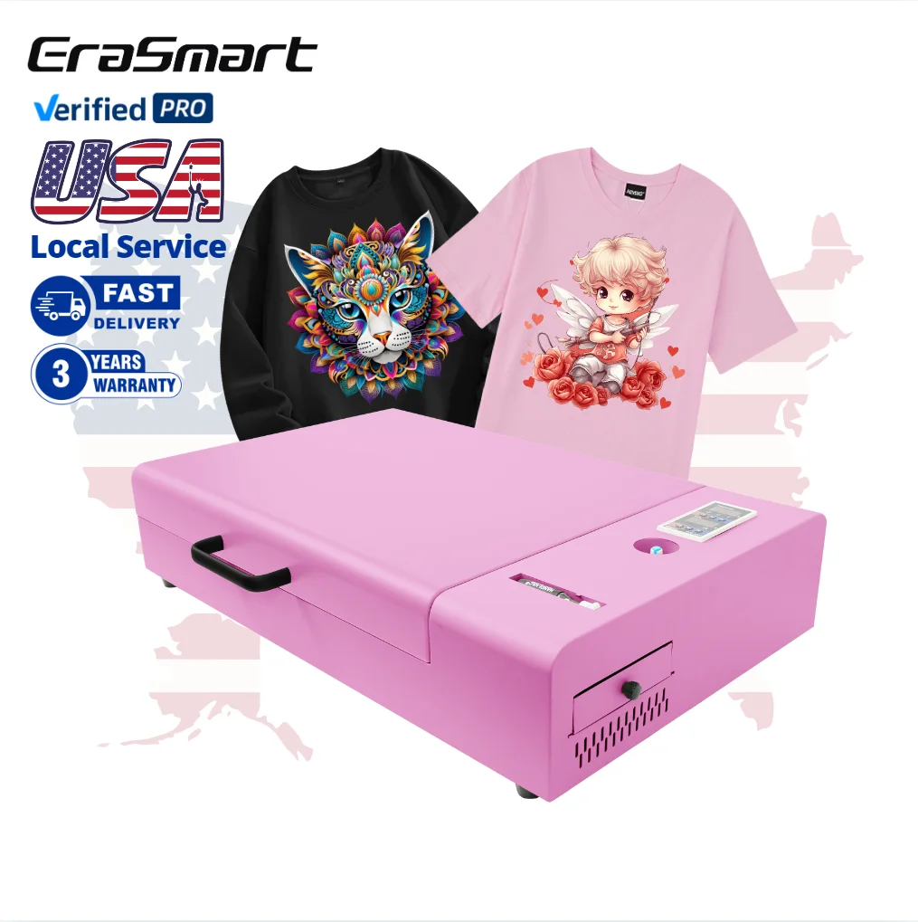 Erasmart US Stock 13.8in X 19.7in DTF Transfer Printing Sheet Film Heat Curing Drying Oven A3 35cm Dtf Oven For T-Shirt Clothes