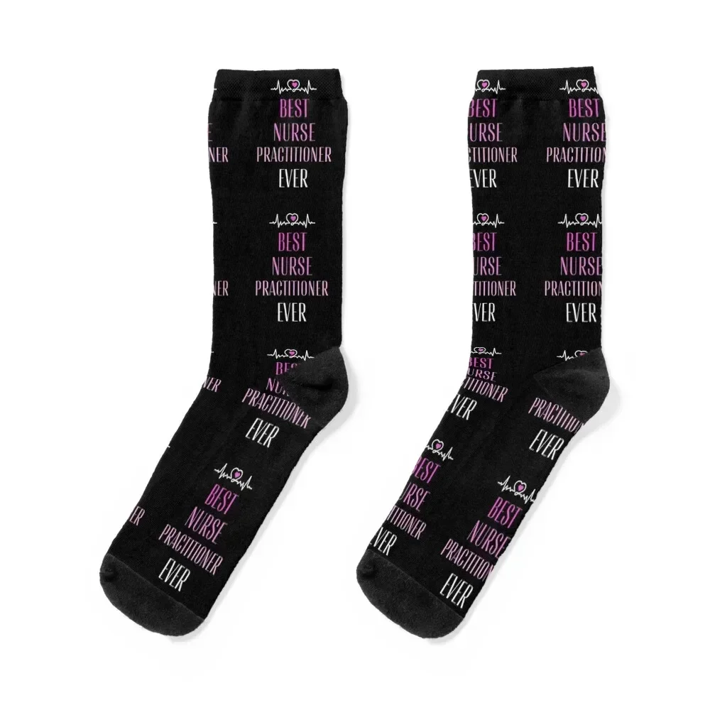 

best Nurse practitioner ever Socks Soccer snow Christmas luxe Luxury Woman Socks Men's