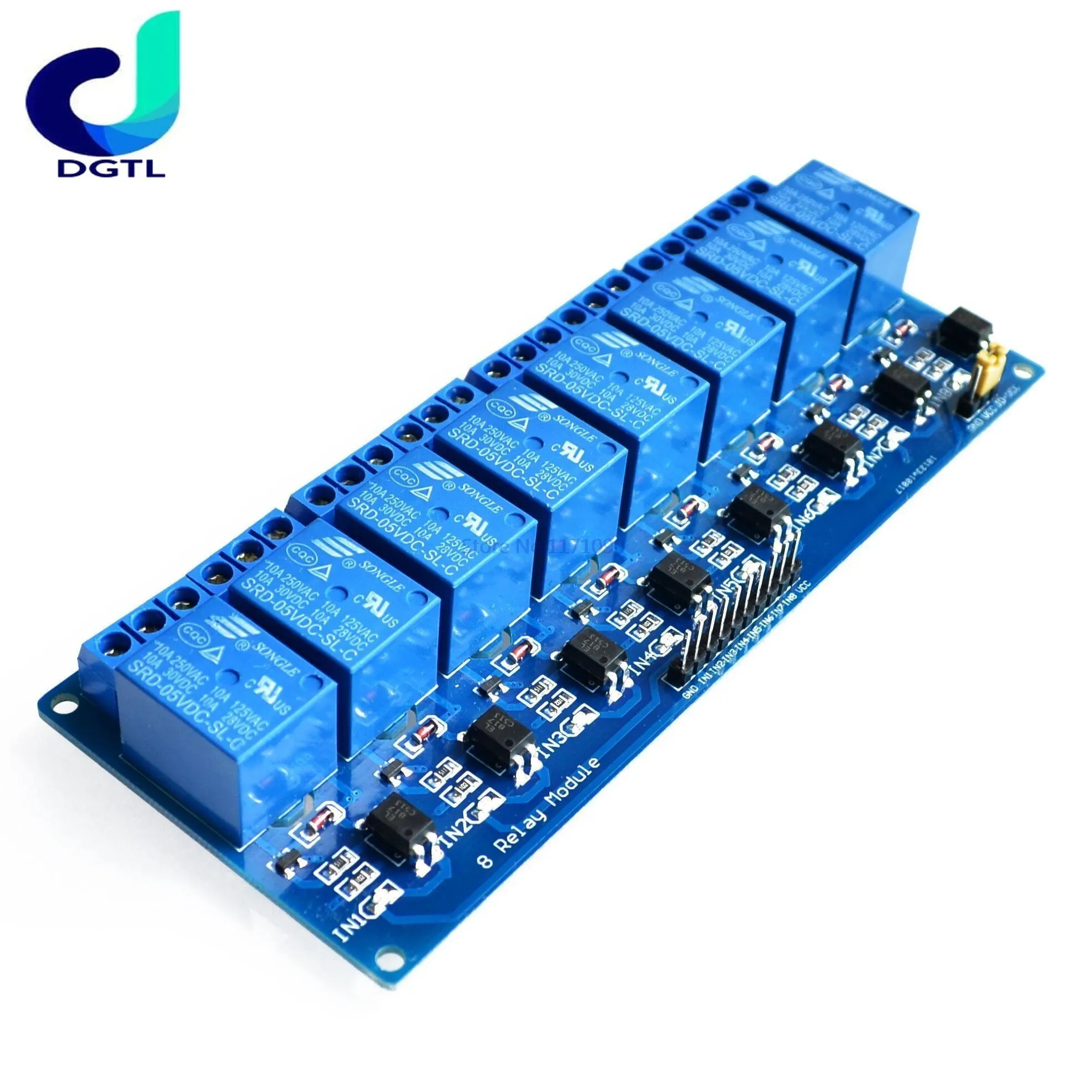 8 channel 8-channel relay control panel PLC relay 5V module for arduino hot sale in stock