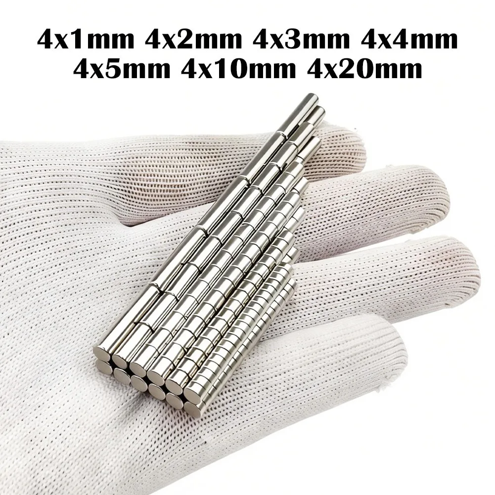 Super Powerful Magnet Neodymium Magnets 4x1/2/3/4/5/10/20mm Round Disc Strong NdFeB Permanent Magnetic Magnet Refrigerator