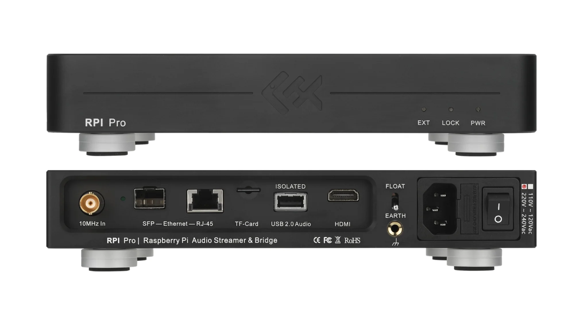 LHY Audio RPI Pro Streaming Digital Music Carousel Roon Bridge Bridge Fever Player