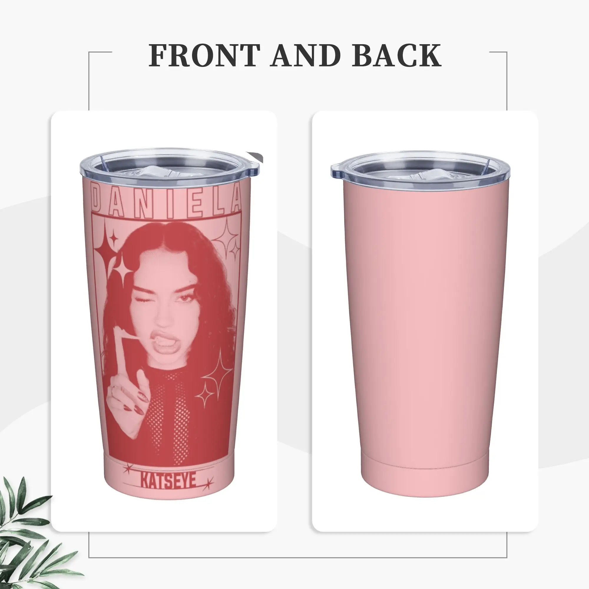 Stainless Steel Tumbler Daniela Katseye Kpop Girl Group Thermal Cups  Portable Cold and Hot Mugs Cup Camping Water Bottle