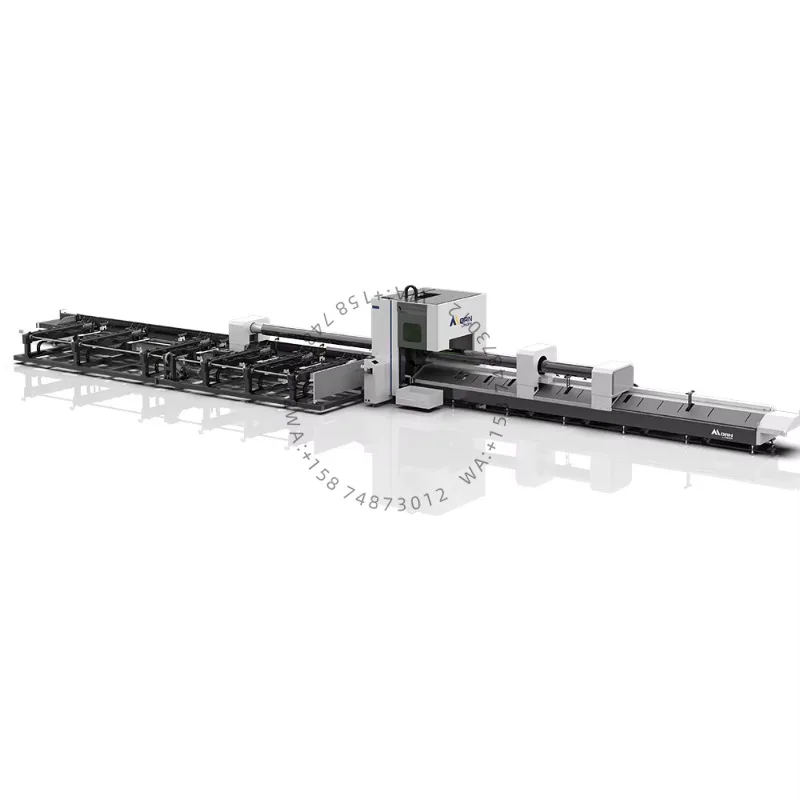 Auto-feeding Pipe Tube la ser Cutting Machine for MS SS  Round  Tube Cutter for Stainless Steel