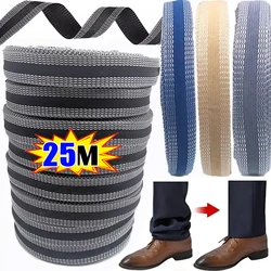 25 M Kendinden Yapışkanlı Pantolon Yapıştır Bant Pantolon Kenar Kısaltmak Pantolon Yama Giyim Ütü Hem Kumaş Bantlar DIY Dikiş Malzemeleri