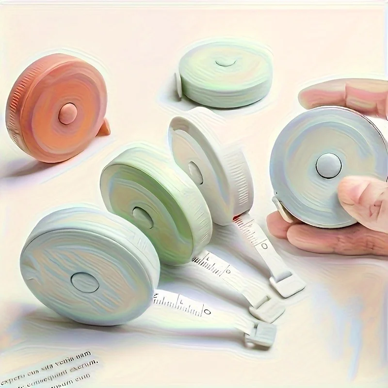 Soft Tape Measure Retractable Dual Sided Mini Sewing Cloth Tailor Ruler 60 Inch 150 cm Portable Rustproof for Knitting Crafti...