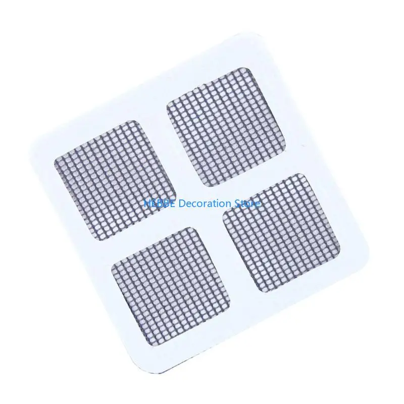 B0KC Anti Insect Fly Mesh Patches Adhesive Net Repair Tape Window Screen Repair