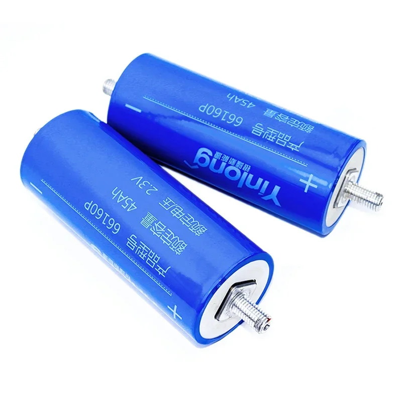 1PCS 2.3V 45Ah LTO Battery 100% Original Yinlong 66160p 10c Discharge Diy 12v 24v Low Temperature Resistant Lithium Titanate