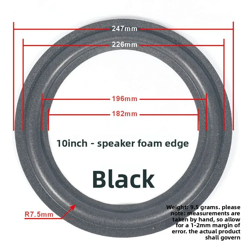 MW Audio 2PCS luidspreker schuimrand 4"-15", woofer rand reparatie sponsringset