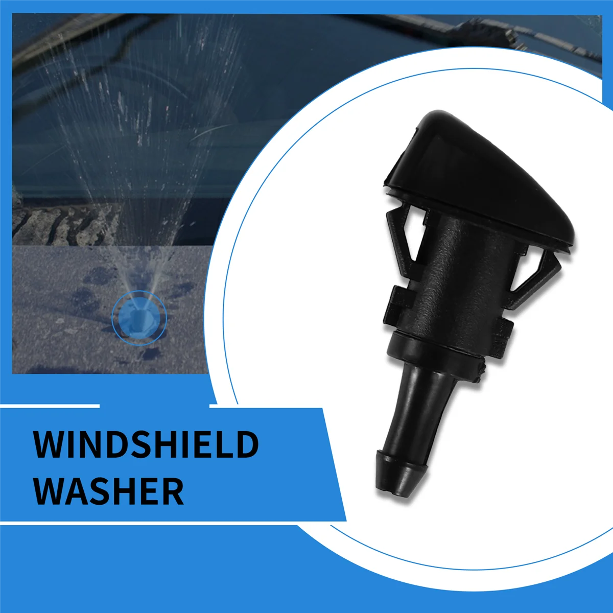 4 Pack Front Windshield Washer Nozzles Wiper Spray Kit Replacement for Chrysler Dodge Ram 5116079AA,4805742AB,5303833AA