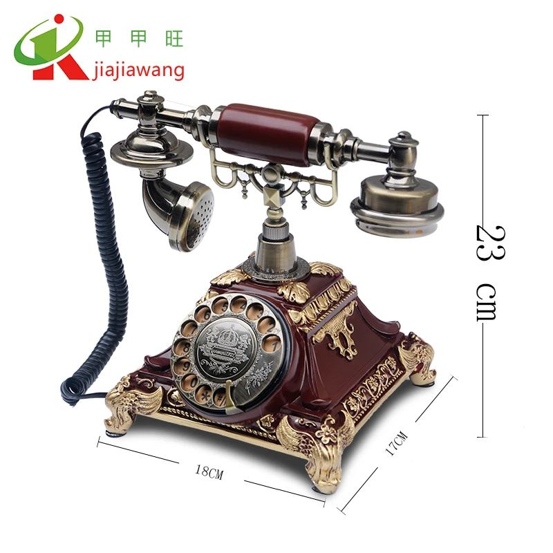 

2025 hot sale High-end customization of creative antique old telephone corded telephone American retro home landline phone